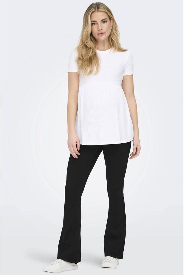 ONLY MATERNITY Push-up jeans OLMRAIN LIFE REG PUSH UP FLARED NOOS