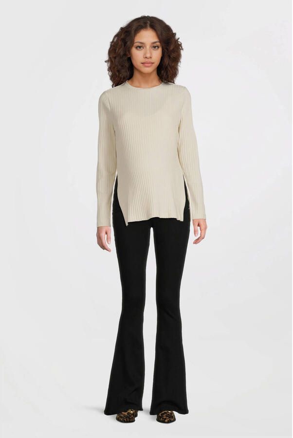 ONLY MATERNITY low waist zwangerschapskleding flared jeans black denim - Foto 3