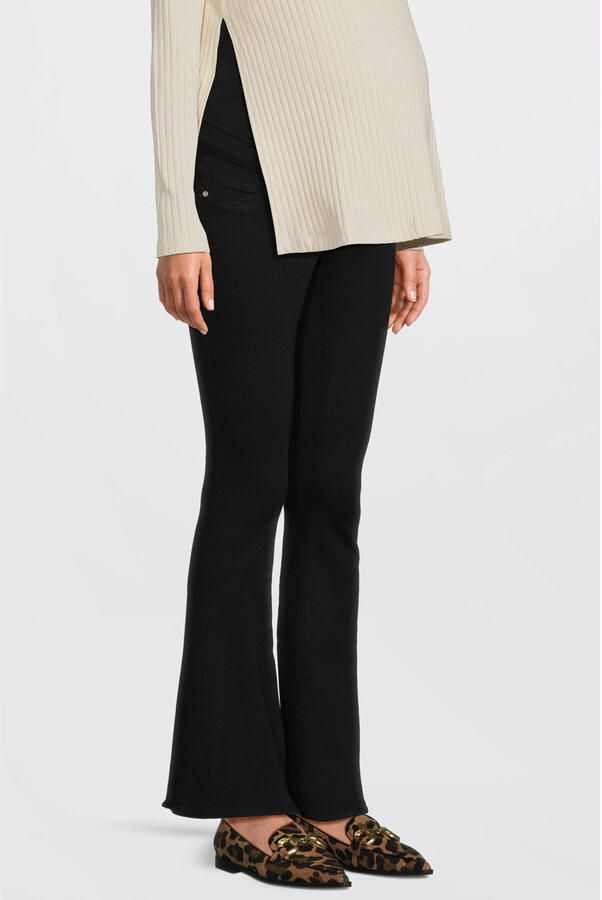 ONLY MATERNITY low waist zwangerschapskleding flared jeans black denim