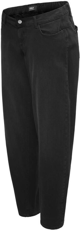 ONLY MATERNITY Olmluma low waist zwangerschaps straight leg jeans black denim - Foto 3