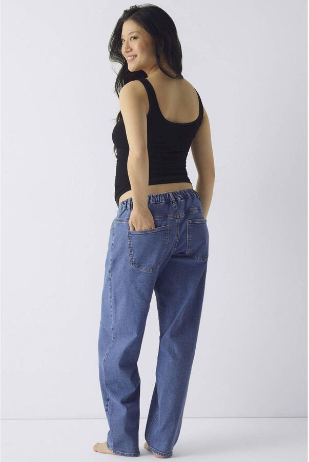 ONLY MATERNITY Olmluma low waist zwangerschaps straight leg jeans medium blue denim - Foto 2