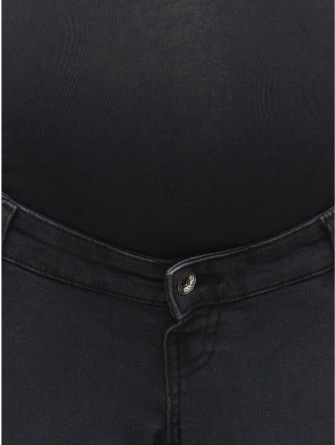 ONLY MATERNITY OLMMADISON zwangerschaps wide leg jeans zwart - Foto 2