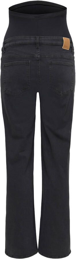 ONLY MATERNITY OLMMADISON zwangerschaps wide leg jeans zwart - Foto 3