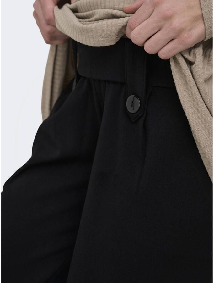 ONLY MATERNITY regular high waist zwangerschaps casual broek zwart - Foto 2