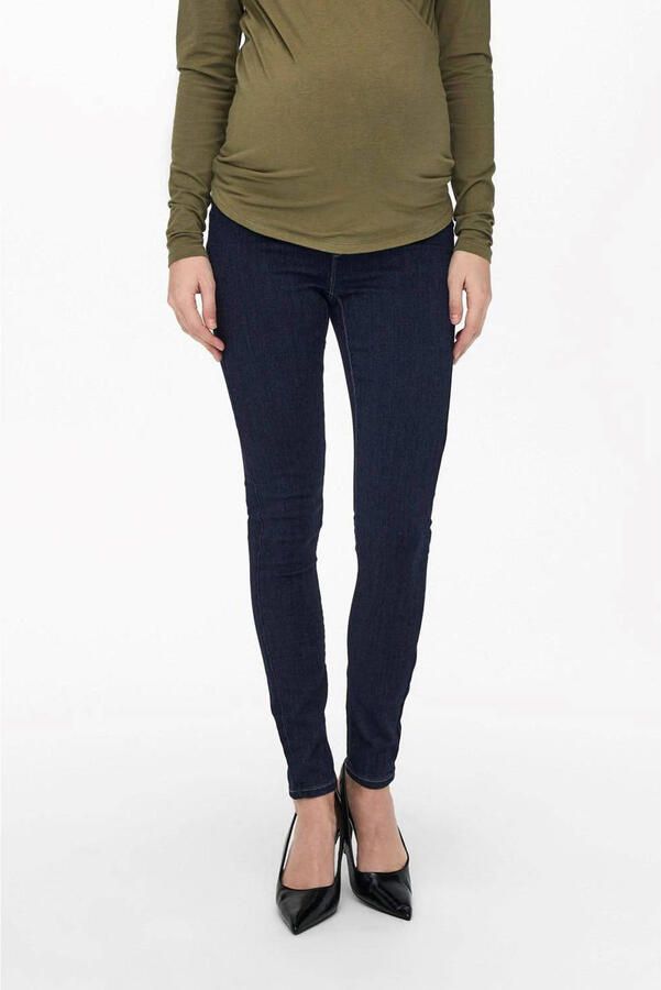 ONLY MATERNITY skinny jegging OLMRAIN dark blue denim Jeans Blauw Dames Viscose XS-32 - Foto 2
