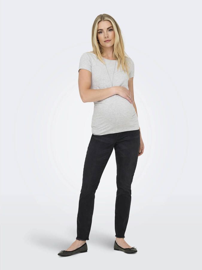 ONLY MATERNITY skinny zwangerschaps jegging OLMBLUSH washed black Jeans Zwart Dames Stretchdenim XL-32 - Foto 2