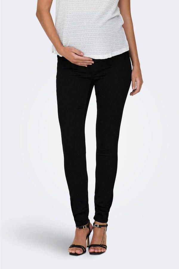 ONLY MATERNITY skinny zwangerschaps jegging OLMRAIN zwart Jeans Dames Viscose XS - Foto 2