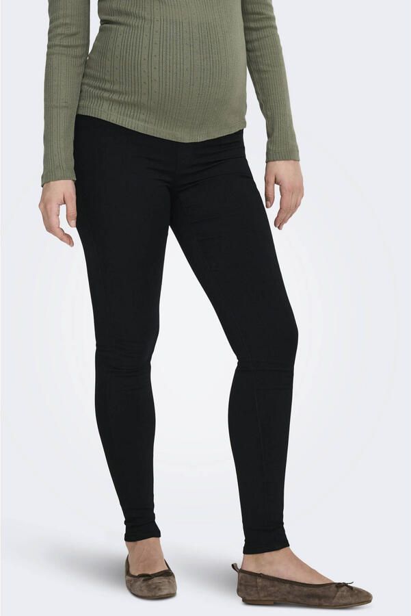ONLY MATERNITY skinny zwangerschaps jegging OLMRAIN zwart Jeans Dames Viscose XS