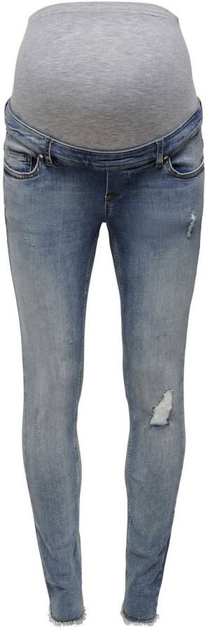 ONLY MATERNITY skinny zwangerschapsjeans OLMBLUSH medium blue denim Blauw Dames Stretchdenim XXL-32 - Foto 2