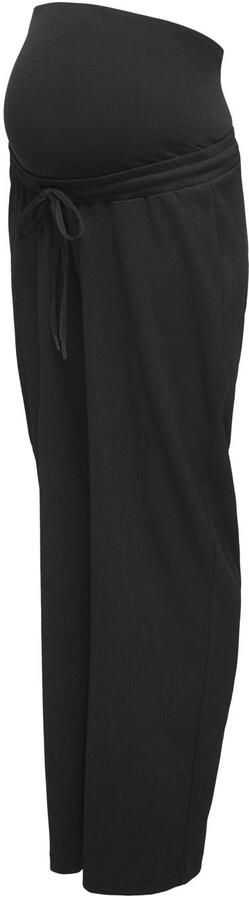 ONLY MATERNITY straight high waist zwangerschaps casual broek zwart