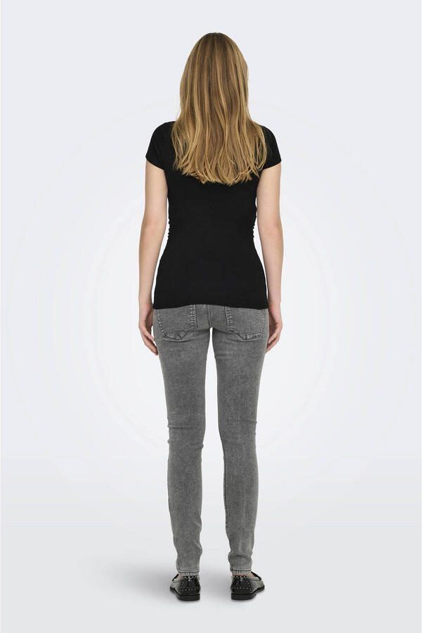 ONLY MATERNITY T-shirt OLMLOVELY zwart (set van 2)