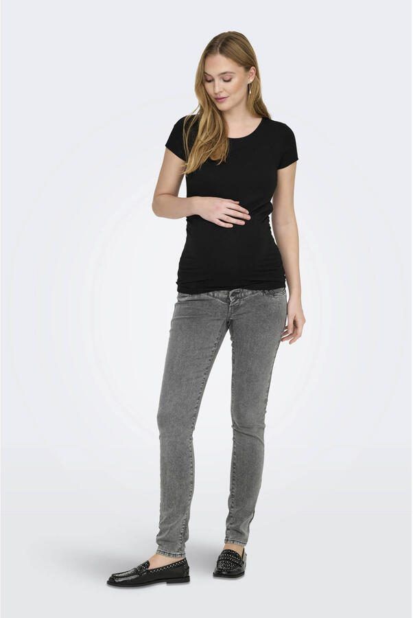 ONLY MATERNITY T-shirt OLMLOVELY zwart (set van 2) - Foto 3