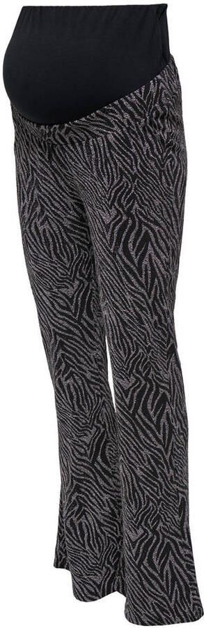 ONLY MATERNITY zwangerschaps flared broek zwart