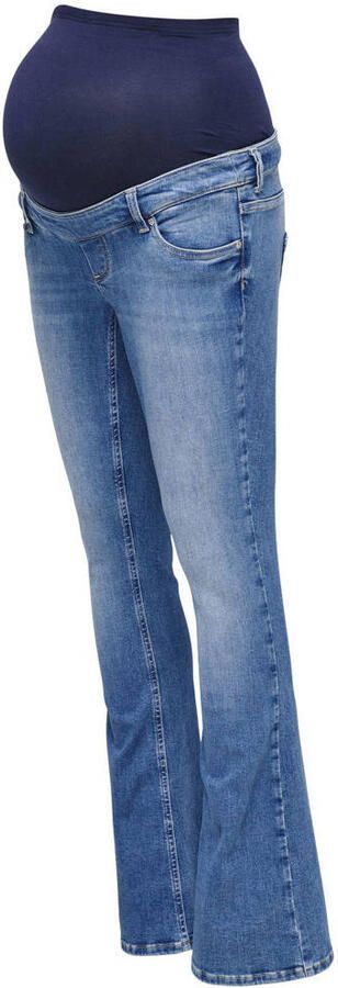 ONLY MATERNITY zwangerschaps high waist flared jeans medium blue denim - Foto 3