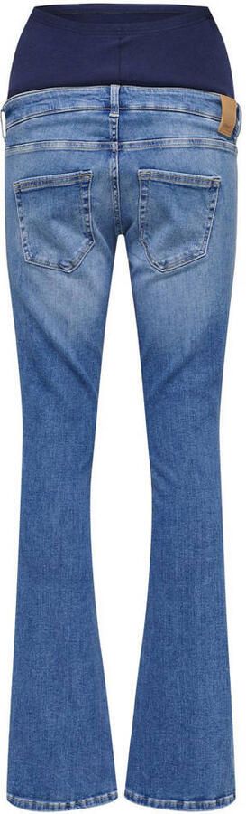 ONLY MATERNITY zwangerschaps high waist flared jeans medium blue denim