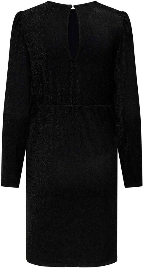 ONLY MATERNITY zwangerschaps little black dress glitter zwart - Foto 2