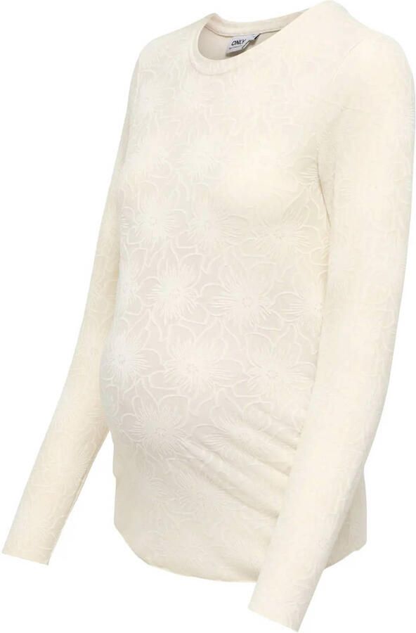 ONLY MATERNITY zwangerschaps longsleeve ecru