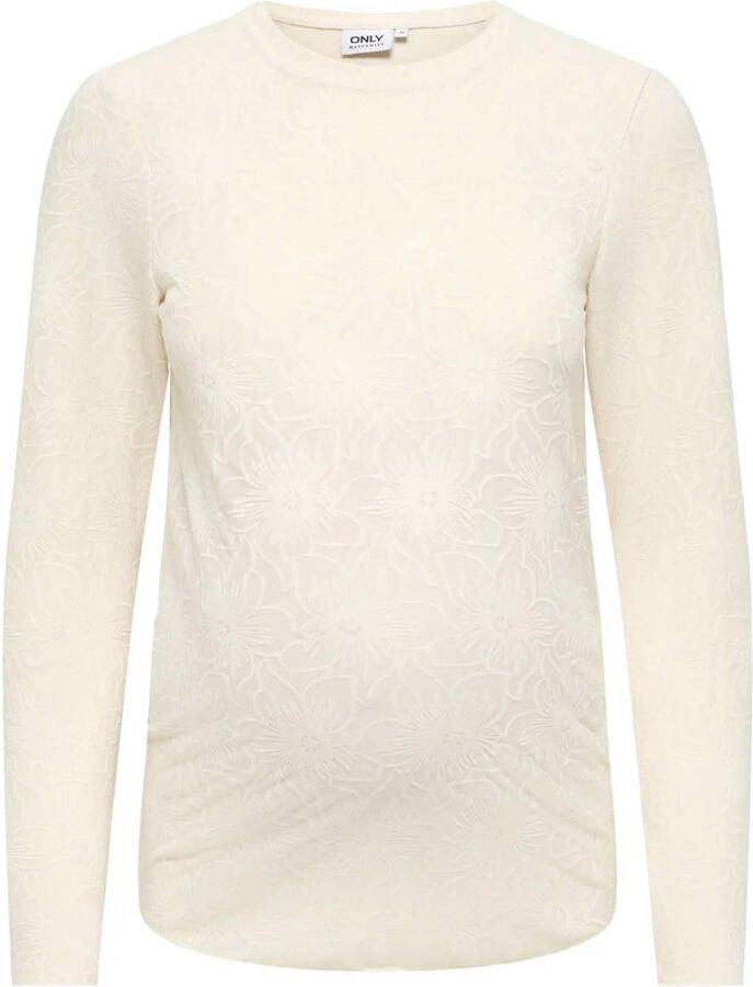 ONLY MATERNITY zwangerschaps longsleeve ecru - Foto 2