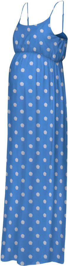 ONLY MATERNITY zwangerschaps maxi jurk blauw - Foto 2