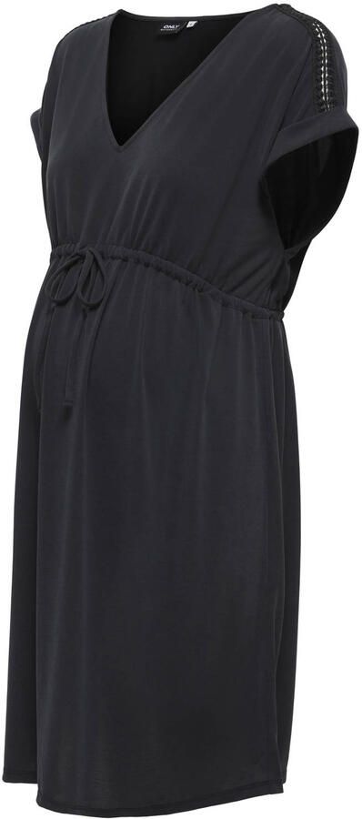 ONLY MATERNITY zwangerschaps midi jurk zwart - Foto 2