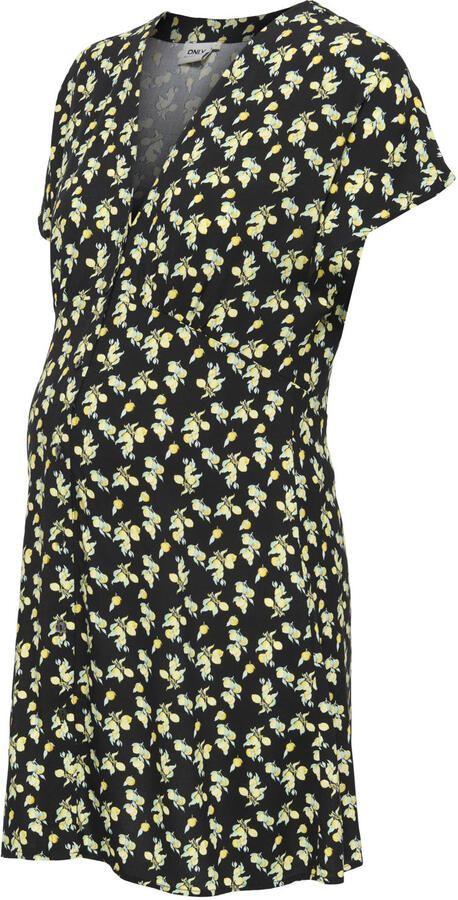 ONLY MATERNITY zwangerschaps mini jurk zwart
