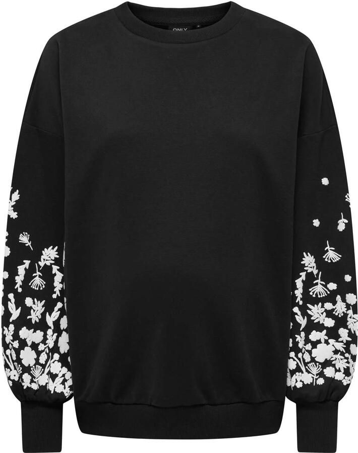 ONLY MATERNITY zwangerschaps sweater zwart - Foto 2