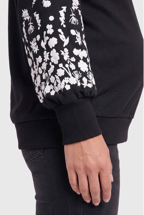 ONLY MATERNITY zwangerschaps sweater zwart Trui Dames Katoen Ronde hals maat XXL - Foto 2