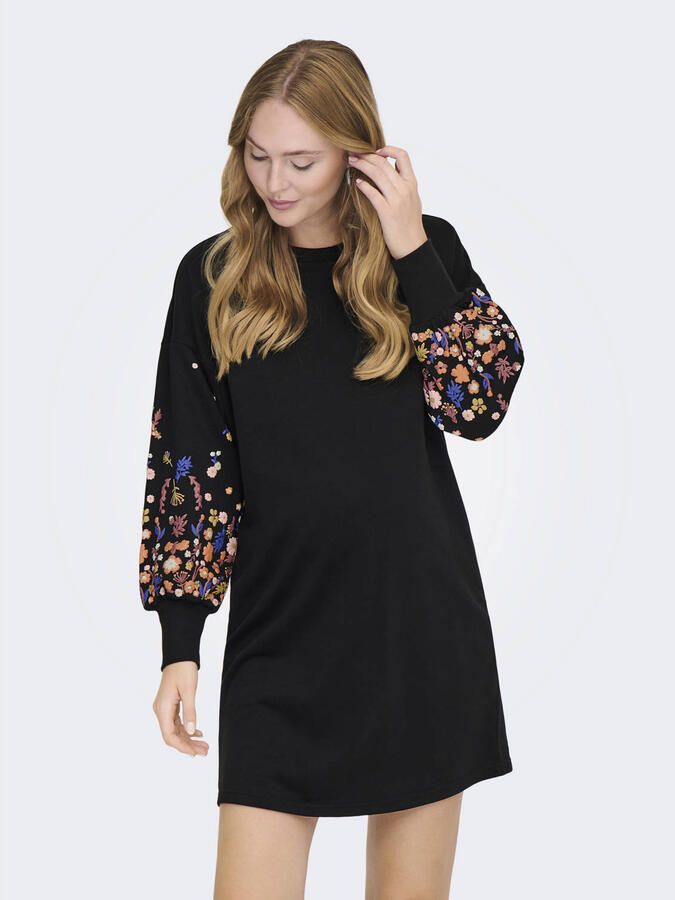 ONLY MATERNITY zwangerschaps sweatjurk zwart