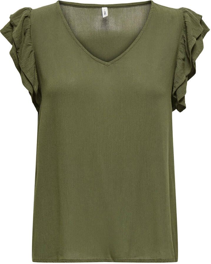 ONLY MATERNITY zwangerschaps T-shirt groen