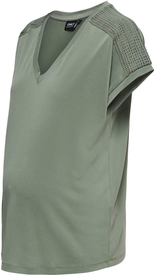 ONLY MATERNITY zwangerschaps T-shirt groen