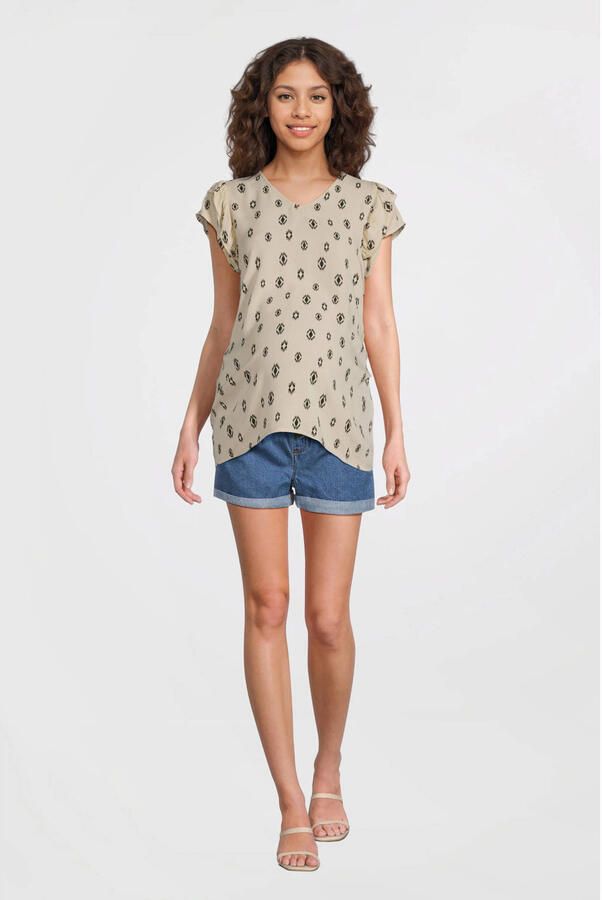 ONLY MATERNITY zwangerschaps T-shirt lichtgrijs - Foto 2