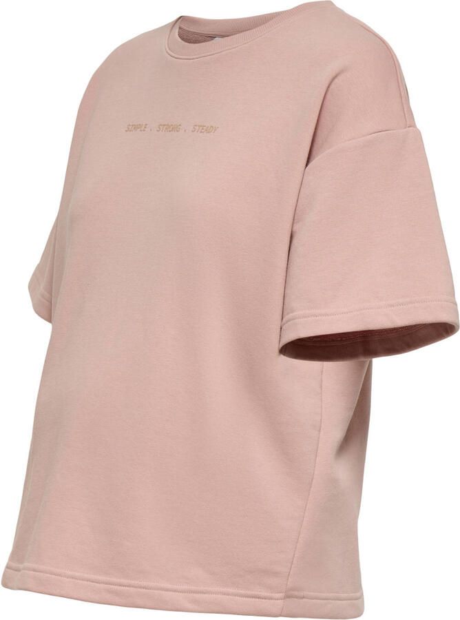 ONLY MATERNITY zwangerschaps T-shirt lichtroze