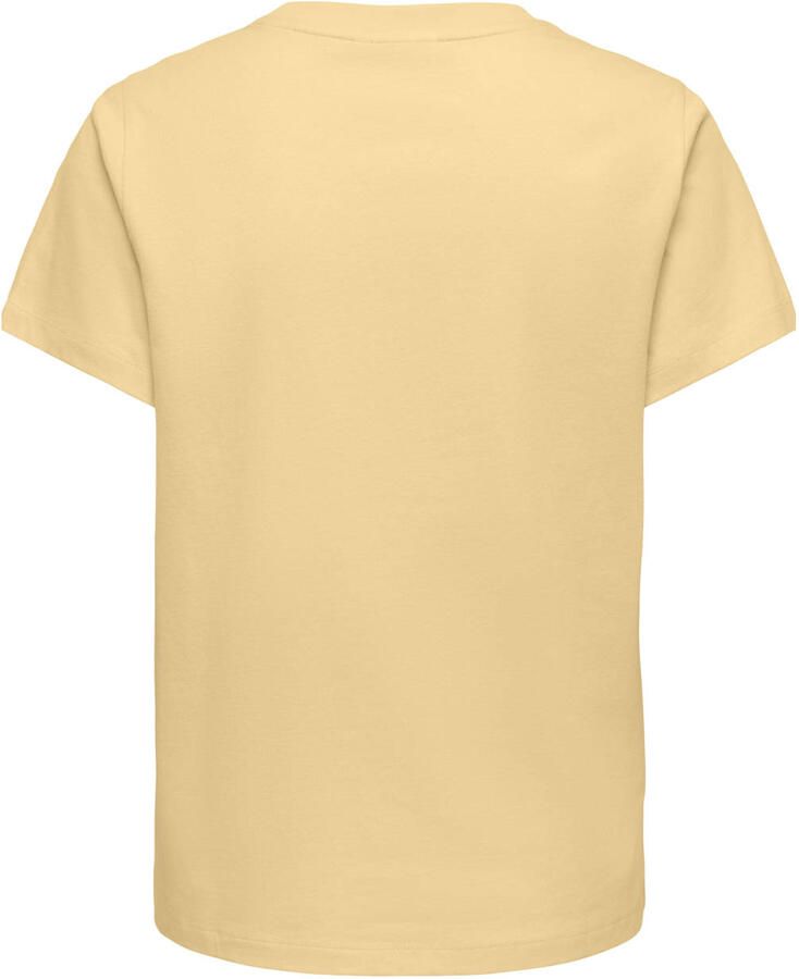 ONLY MATERNITY zwangerschaps T-shirt met parels geel - Foto 2