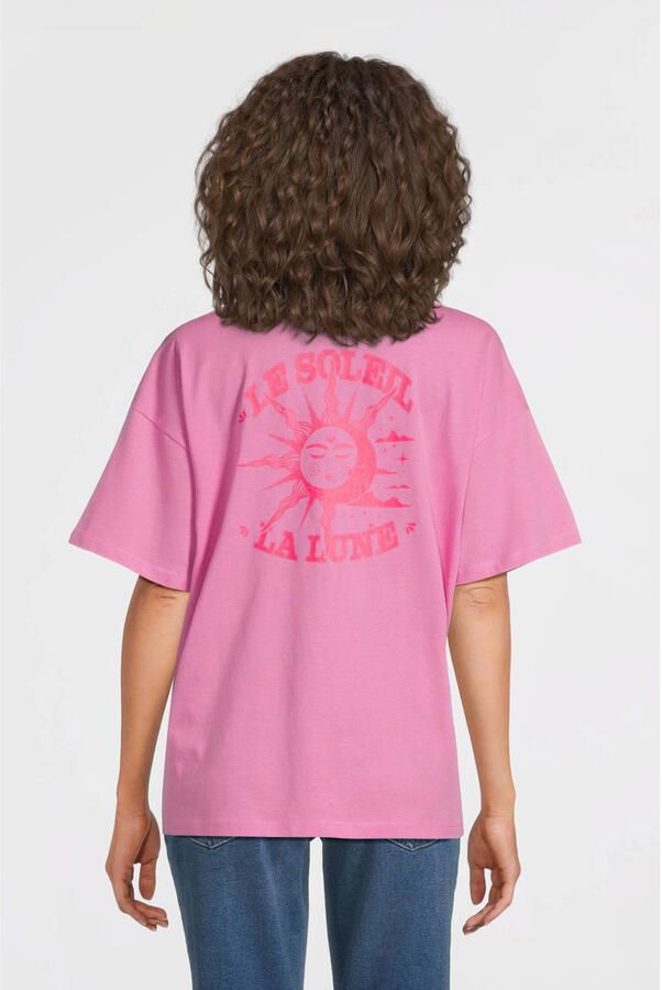 ONLY MATERNITY zwangerschaps T-shirt roze gebreid - Foto 4
