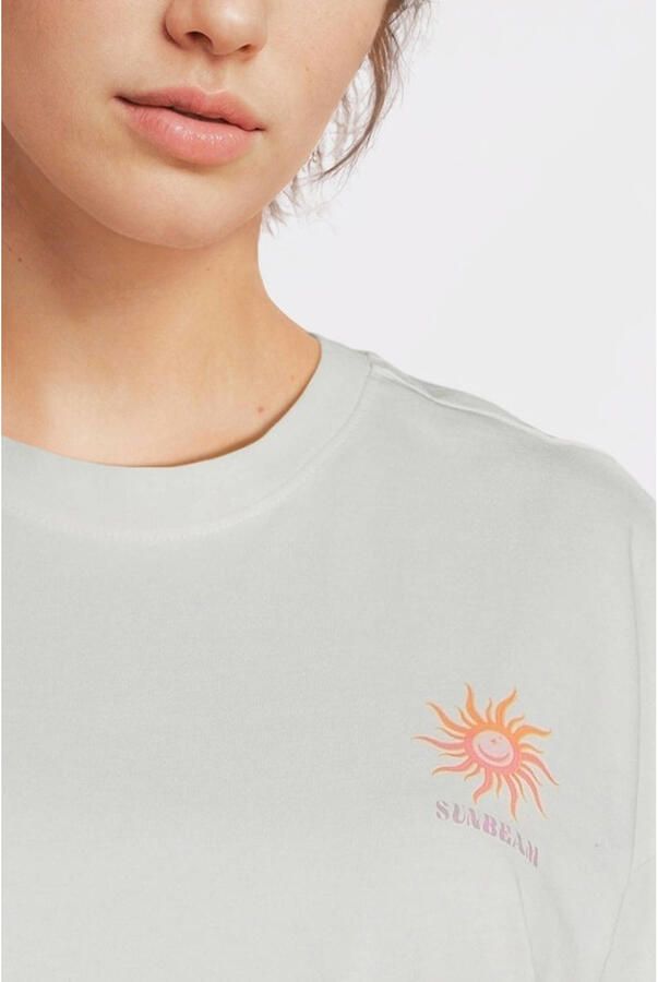 ONLY MATERNITY zwangerschaps T-shirt wit gebreid - Foto 2