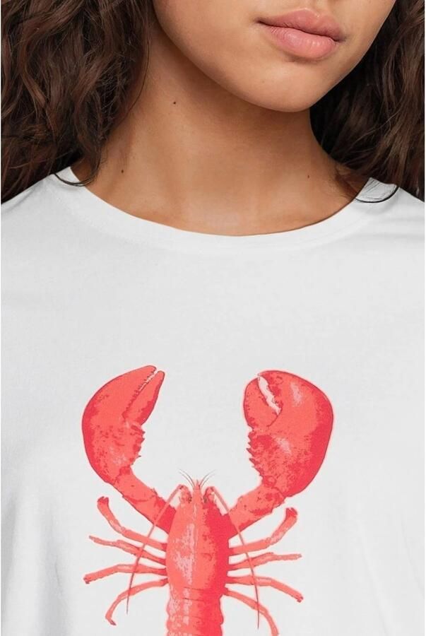 ONLY MATERNITY zwangerschaps T-shirt wit - Foto 3