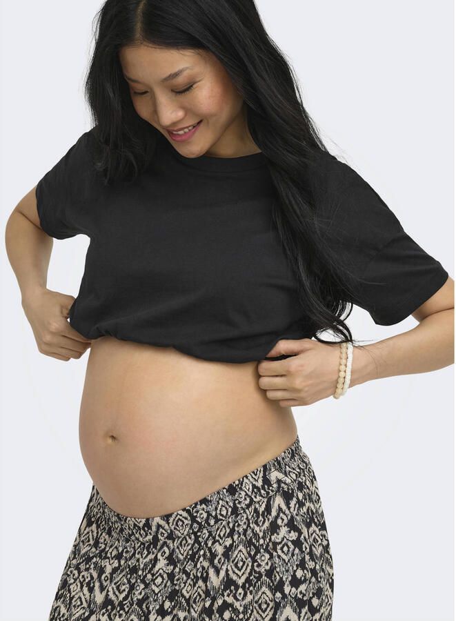 ONLY MATERNITY zwangerschaps T-shirt zwart