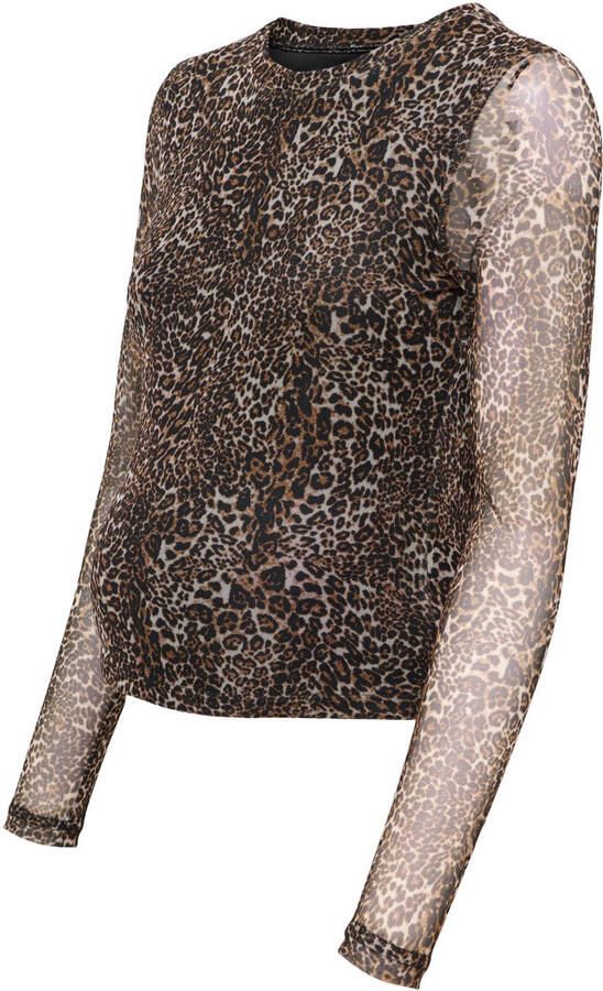 ONLY MATERNITY zwangerschaps top bruin