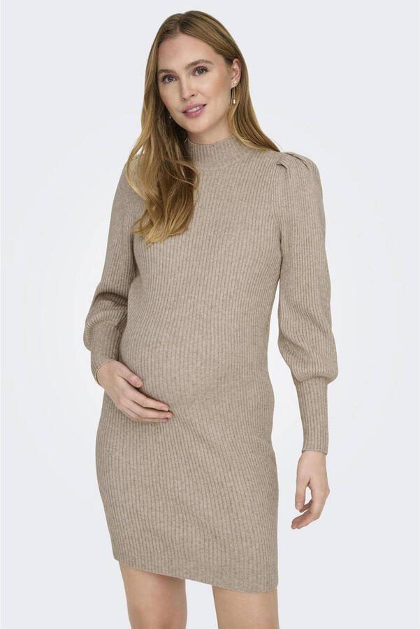 ONLY MATERNITY zwangerschapsjurk OLMKATIA taupe - Foto 2