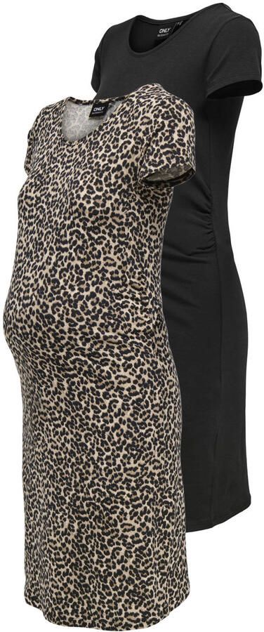 ONLY MATERNITY Positiejurk OLMLOVELY LIFE S S DRESS 2-PCK NOOS (set 2-delig) - Foto 2
