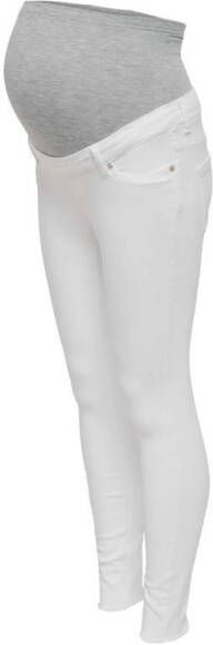 ONLY MATERNITY skinny zwangerschapsjeans OLMBLUSH wit Dames Stretchdenim XXL-32 - Foto 2