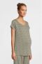 ONLY MATERNITY zwangerschapstop OLMPAULINE met stippen ecru zwart Dames Polyester Ronde hals XXL - Thumbnail 1