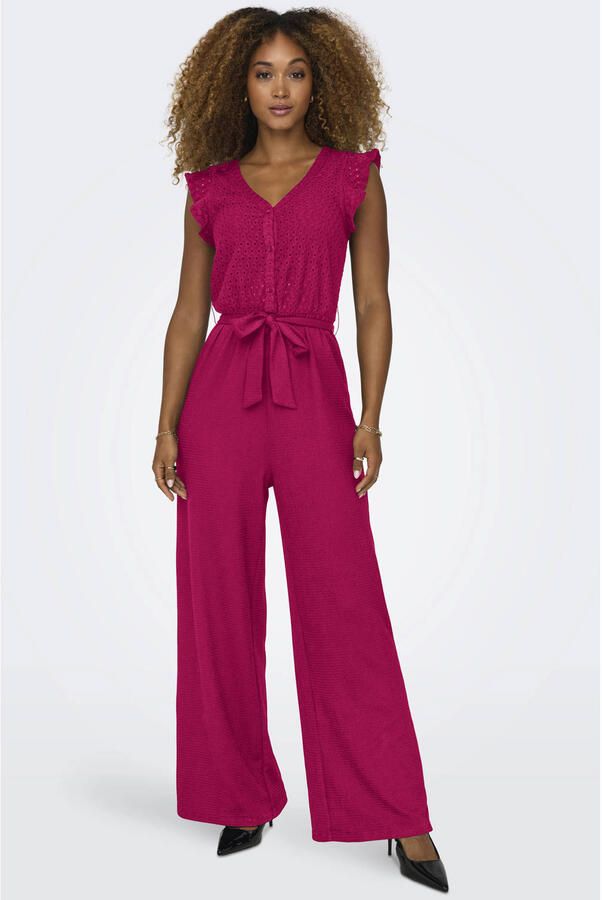 ONLY A-lijn jumpsuit broderie