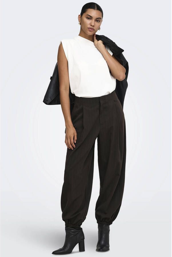 Only Broek Onlrumba-Alden Mw Pinst Balloon Pant Tlr 15383650