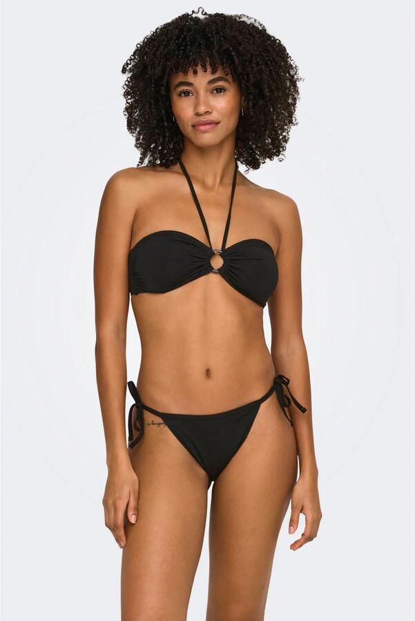 ONLY bikinibroekje met strik zwart