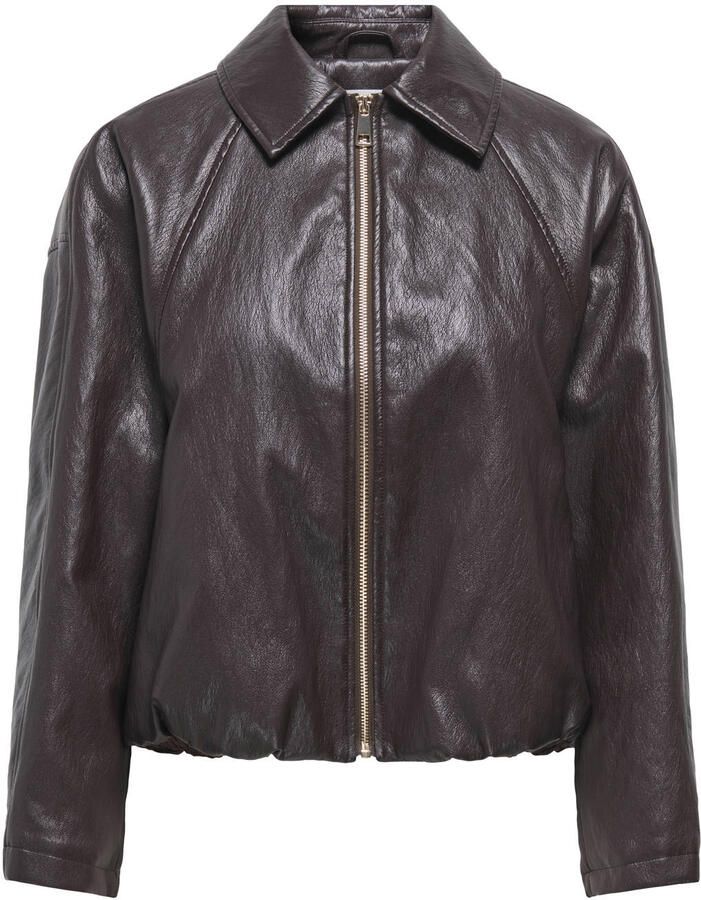 Only Blazer 15385182 MASJA-FAUX LEATHER CHOCOLATE - Foto 1