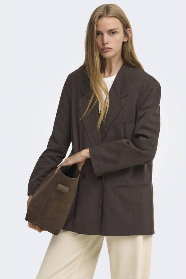 ONLY blazer donkerbruin