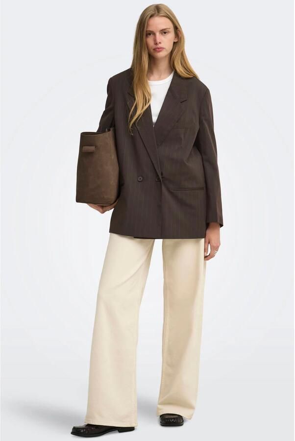 ONLY blazer donkerbruin - Foto 2