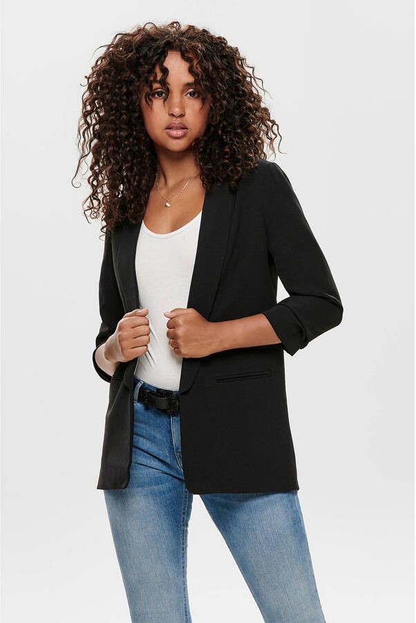 Only Korte blazer ONLELLY 3 4 LIFE BLAZER TLR NOOS met 3 4 mouwen - Foto 2