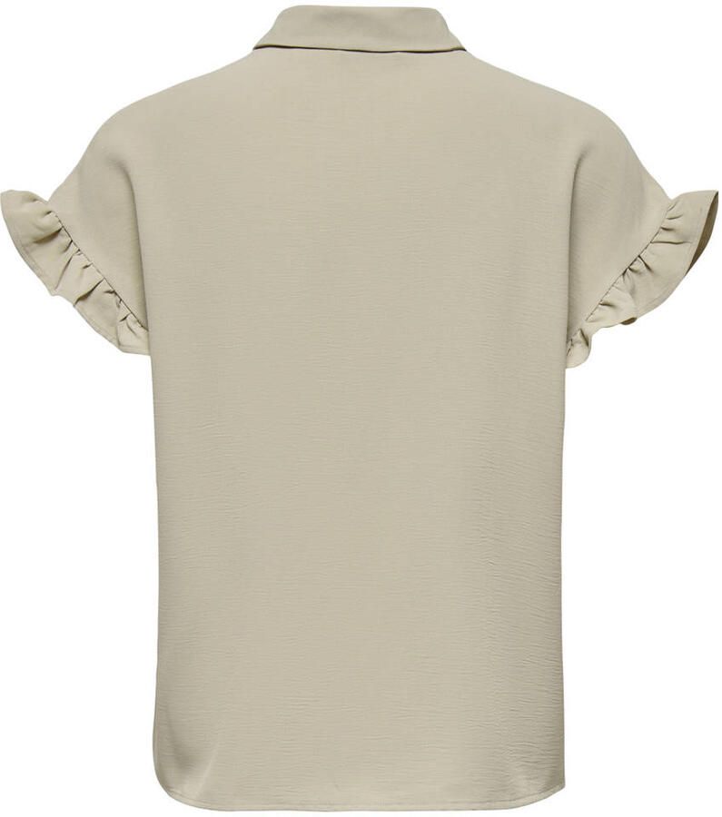 Only Mette Life SS Frill Blouse Dames